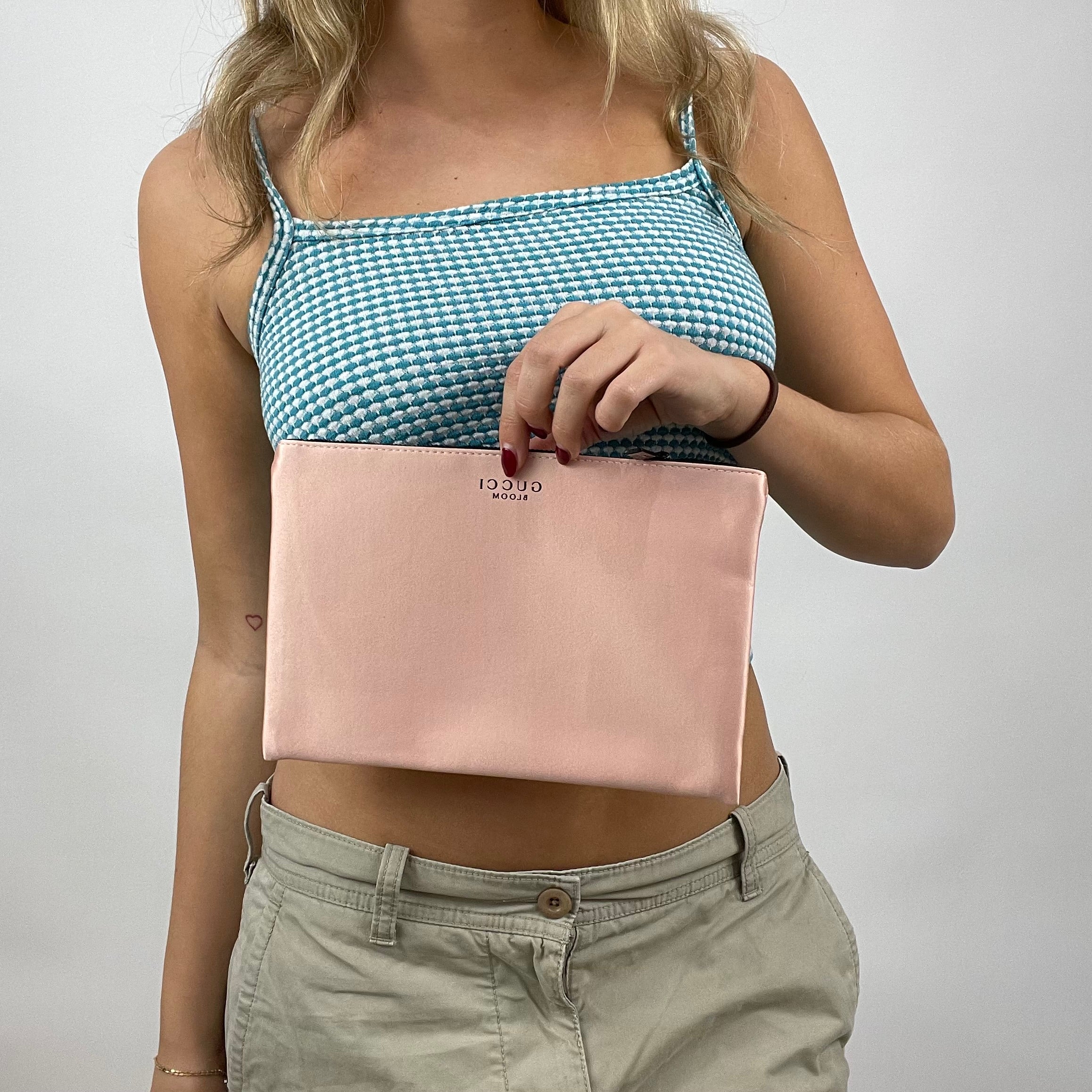 Pink gucci clutch online