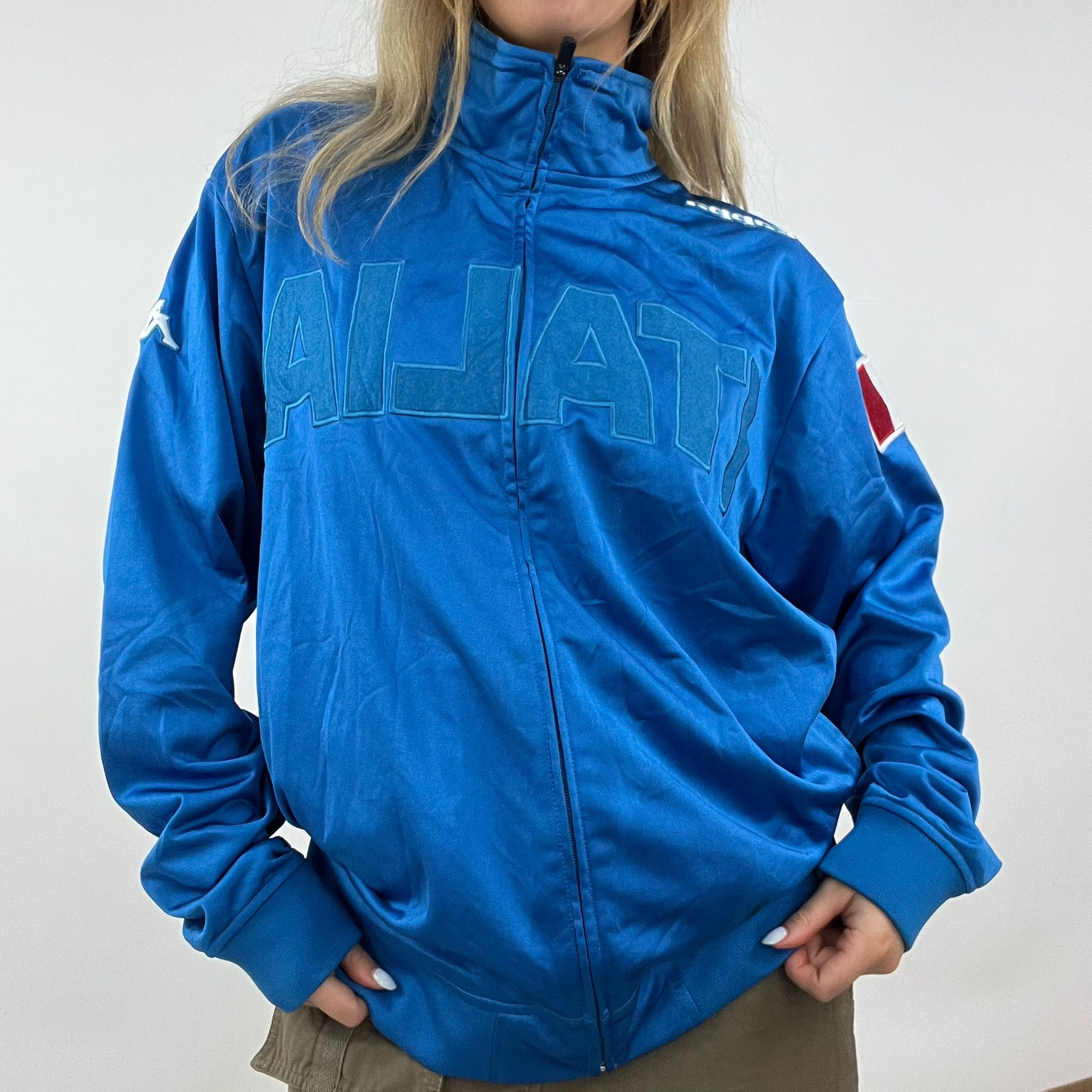 Light blue kappa on sale jacket