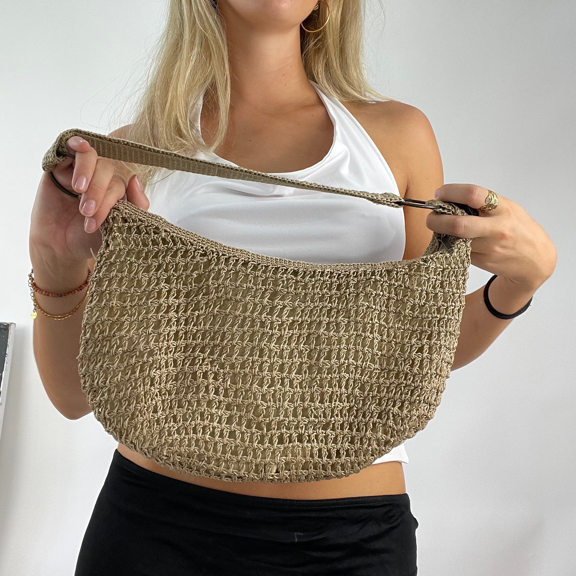 MERMAID CORE DROP crochet shoulder bag remass