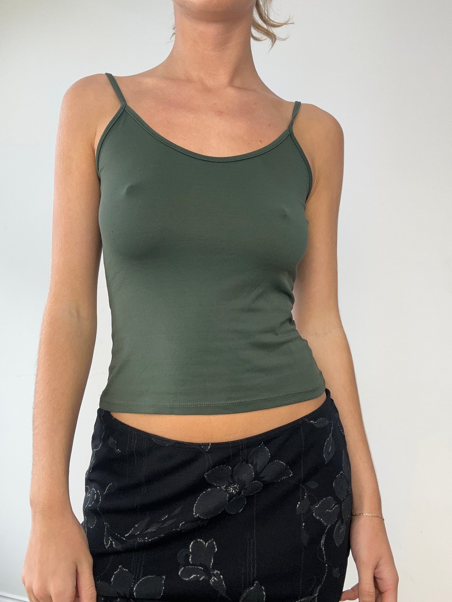 💚BUFFY THE VAMPIRE SLAYER | small green old label zara cami