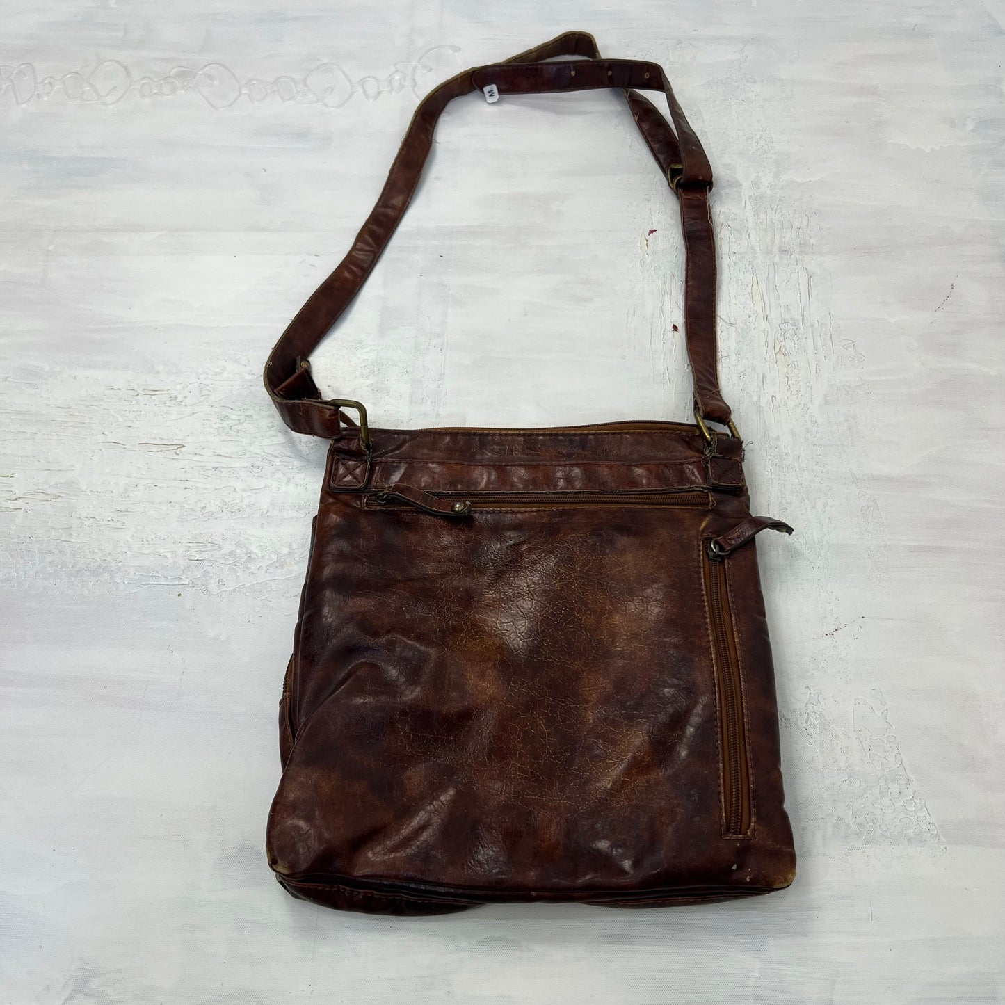 CARRIE BRADSHAW DROP | brown leather crossbody bag