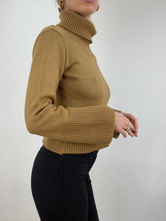 vintage edit six | small brown dolce and gabbana roll neck jumper