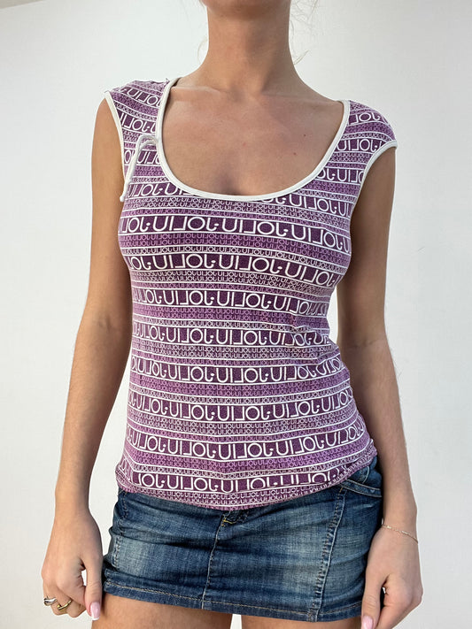 BEST PICKS | medium liu jo purple monogram vest