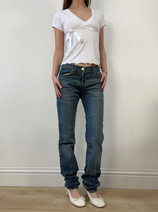 vintage edit thirteen | small mid wash denim miss sixty jeans