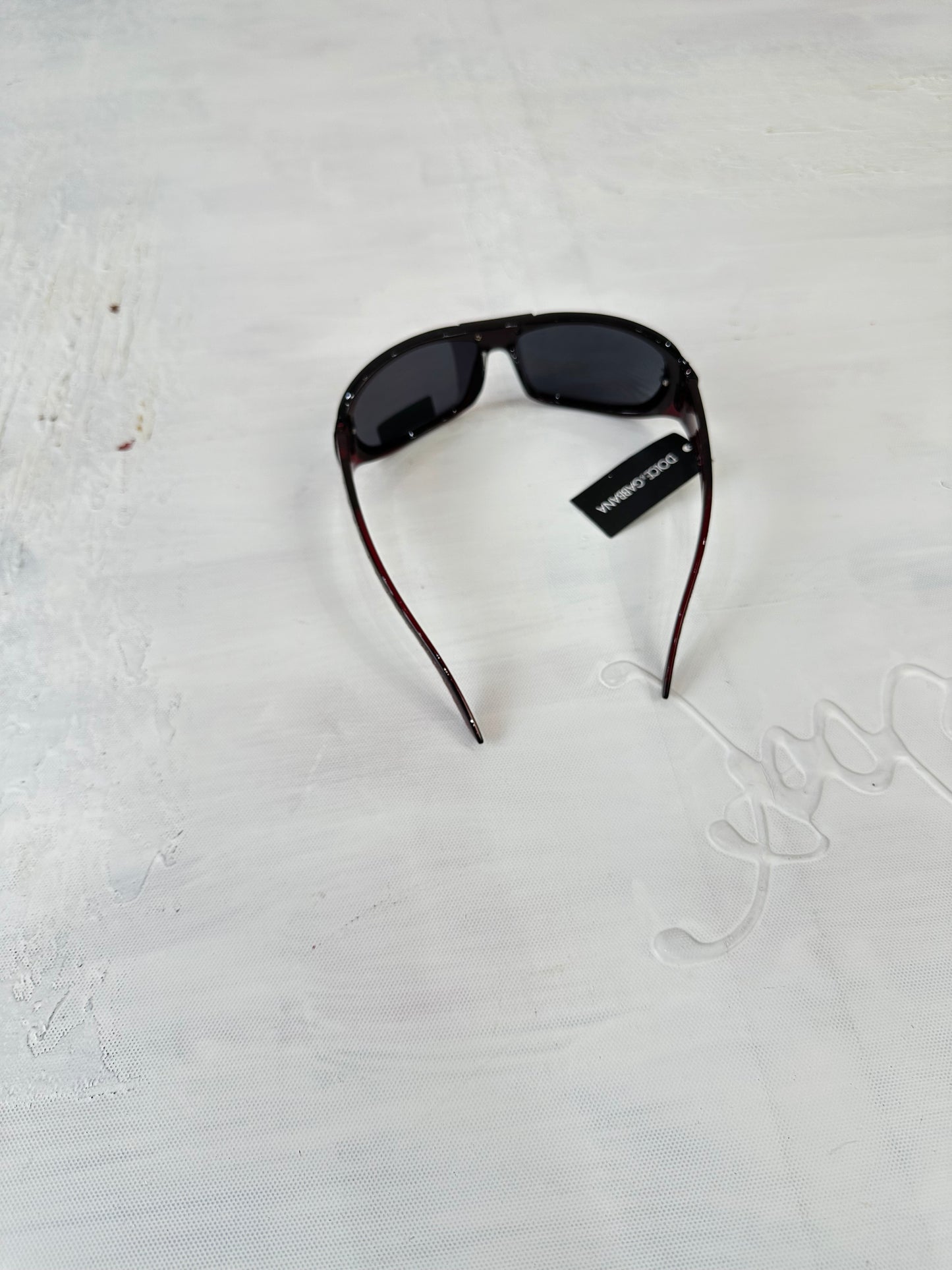 MADELINE ARGY DROP | black and red d&g style sunglasses