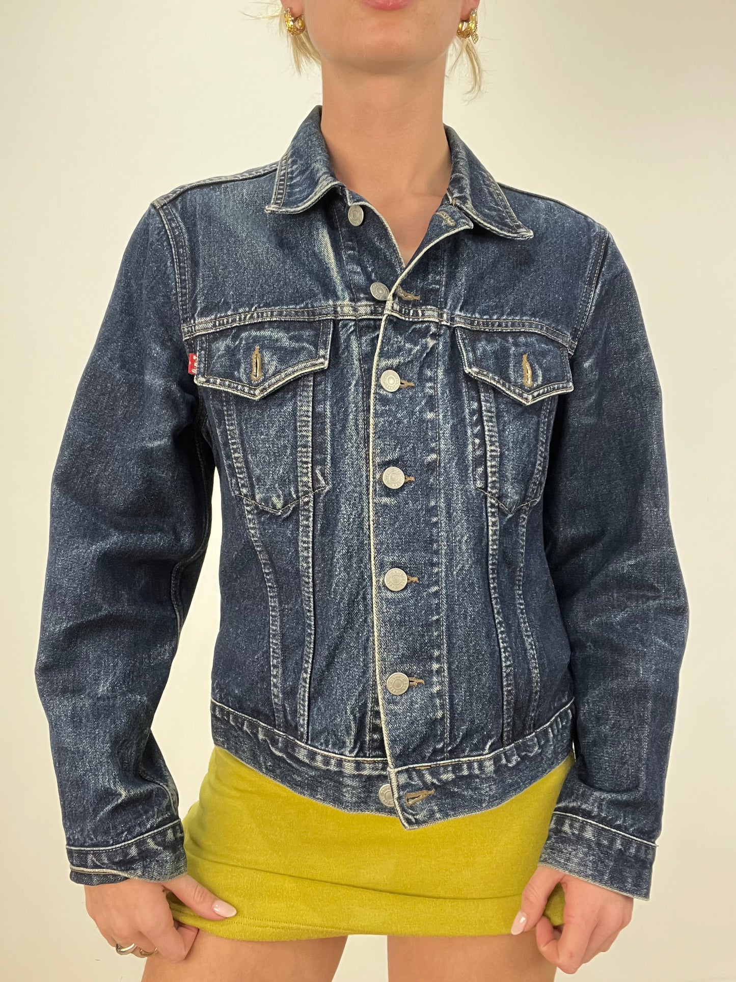 vintage edit eight | medium dark wash denim jacket