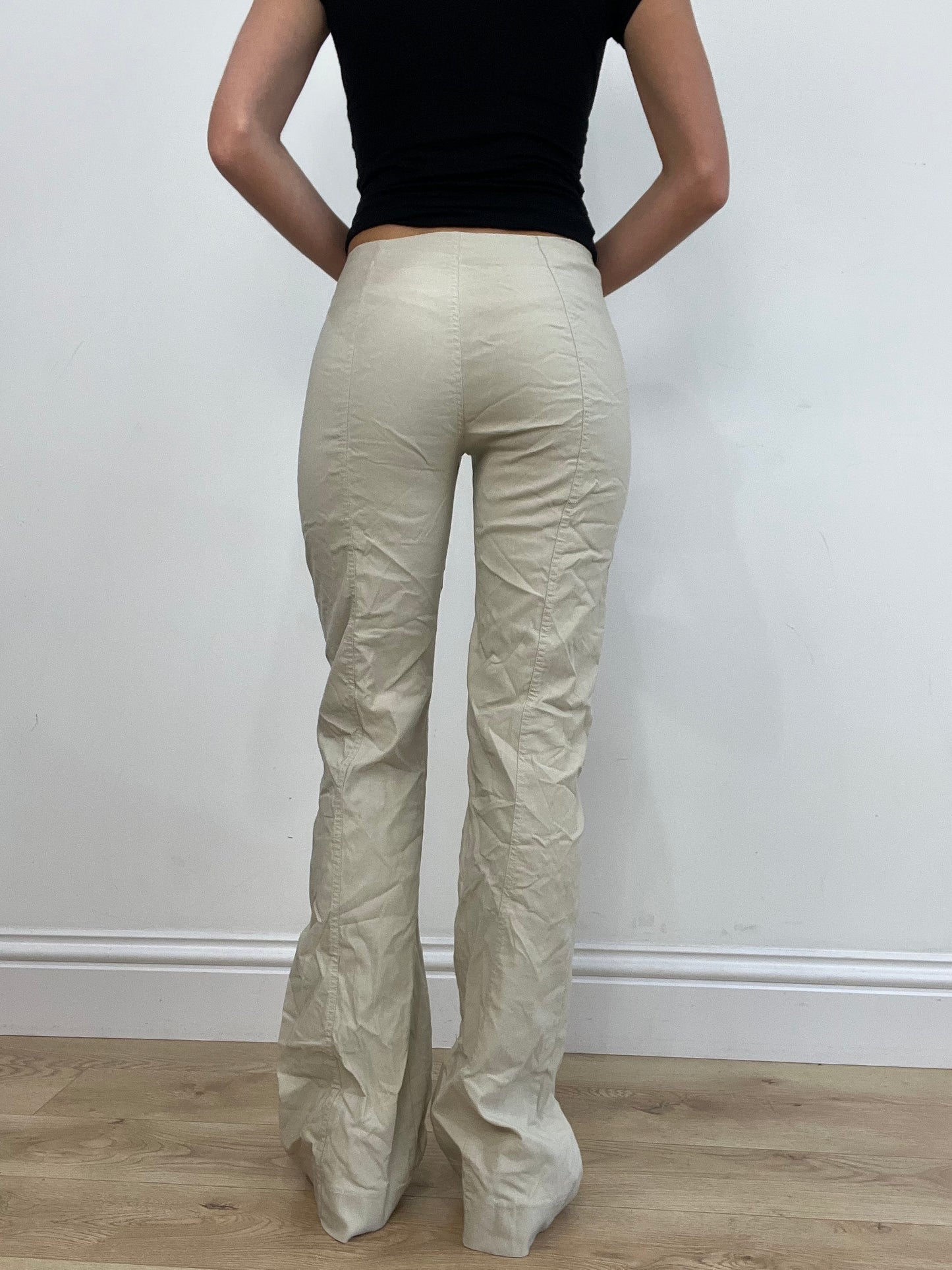 vintage drop 1 | medium beige trousers with belt