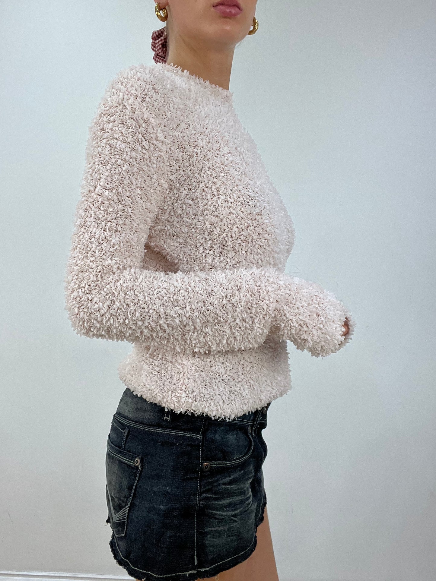 BEST PICKS | medium pink fluffy old label zara jumper