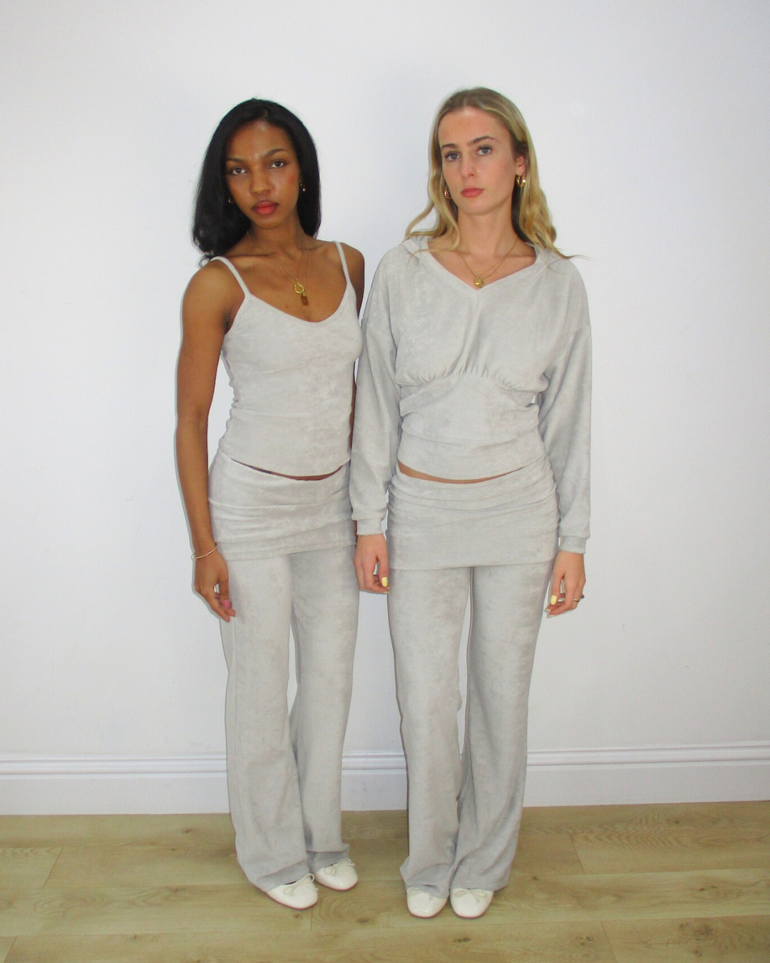 the cosies cami in moonstone grey