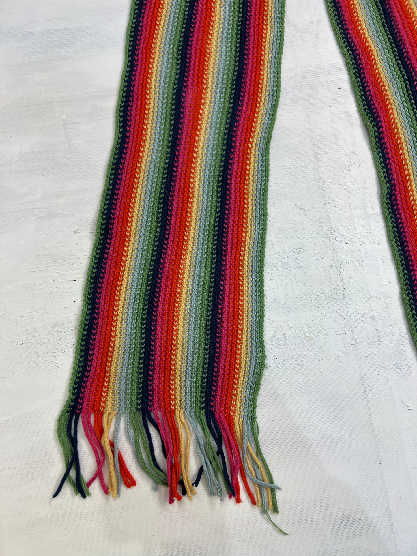 vintage edit four | multicoloured striped scarf