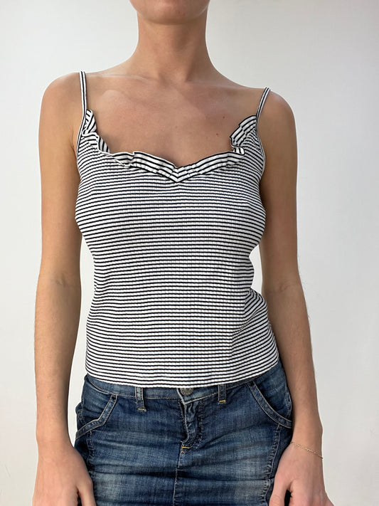 BEST PICKS | small navy and white striped cami