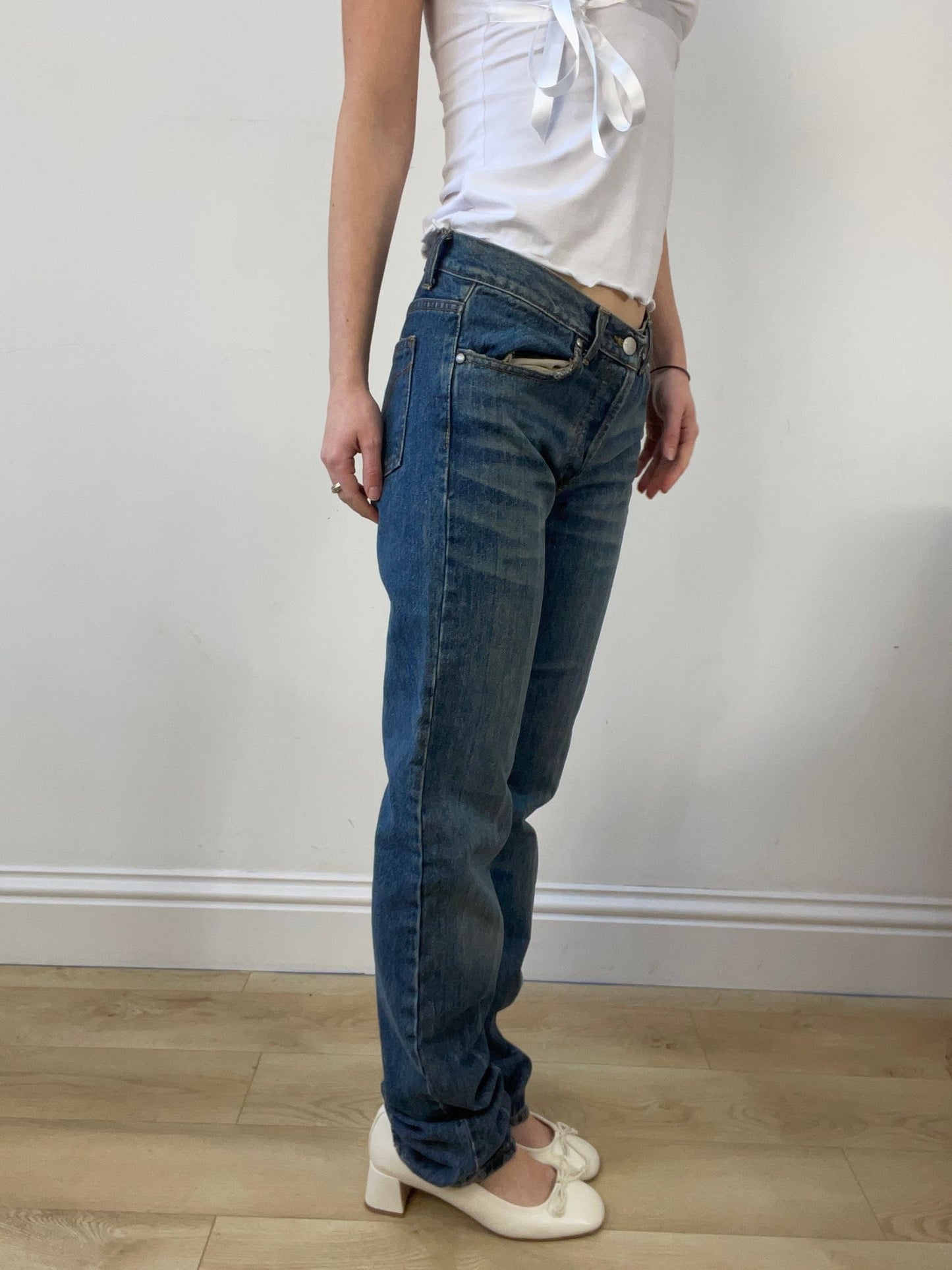 vintage edit thirteen | small mid wash denim miss sixty jeans