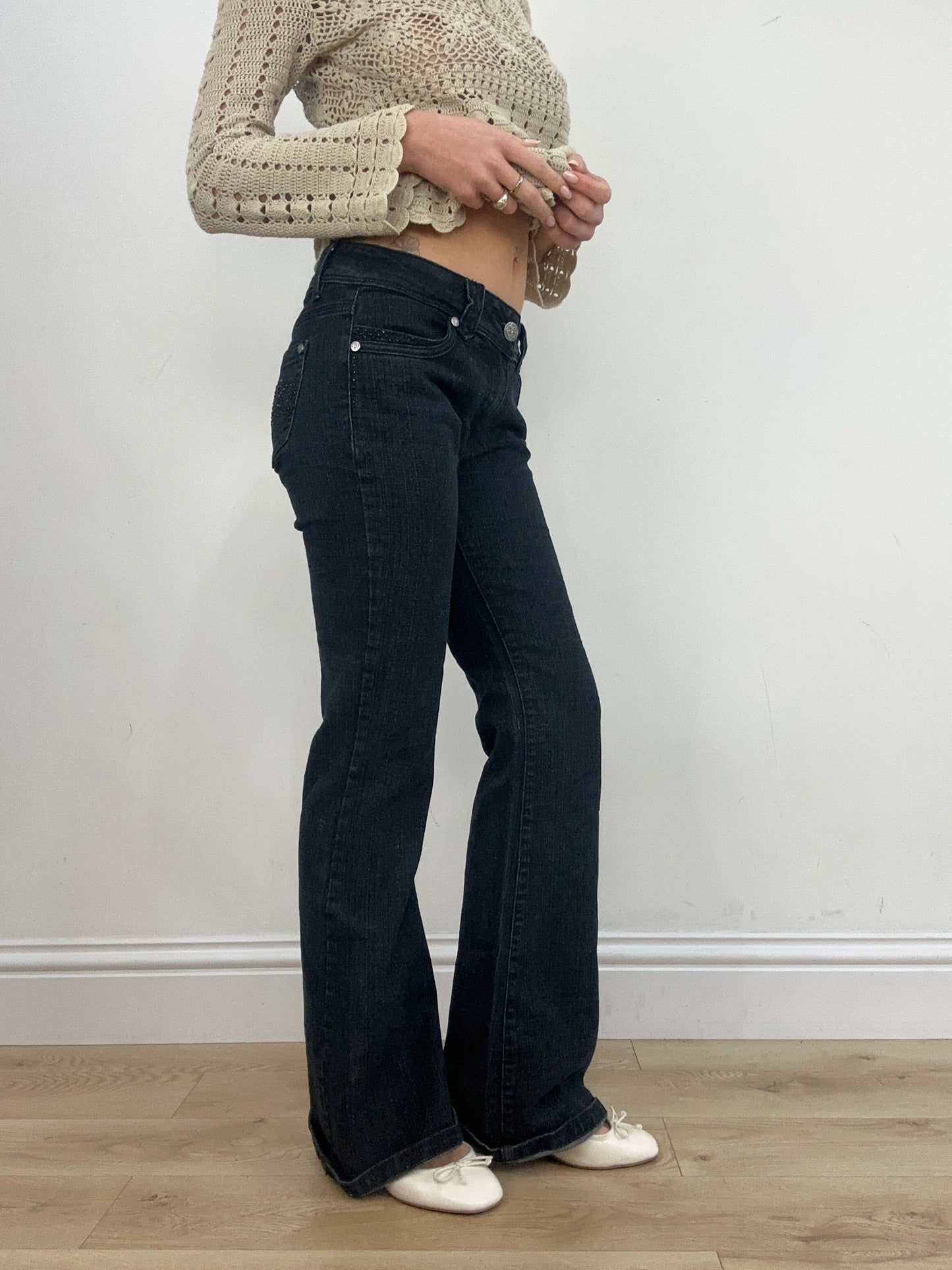 vintage edit six | medium blue dark wash jane norman jeans