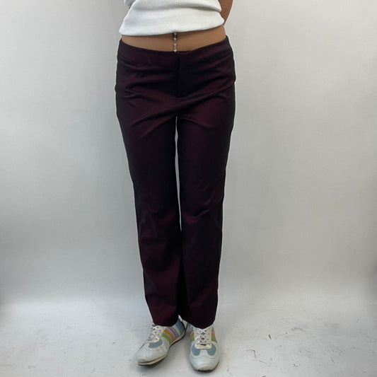 FUTURECORE DROP | small red old label new look metallic suit trousers