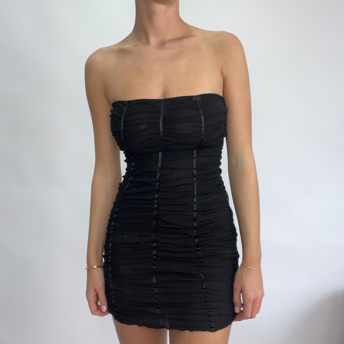 #42 SAMPLE SALE |  extra small black sofia dress