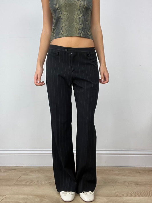 BUFFY THE VAMPIRE SLAYER | large straight leg pinstripe trousers