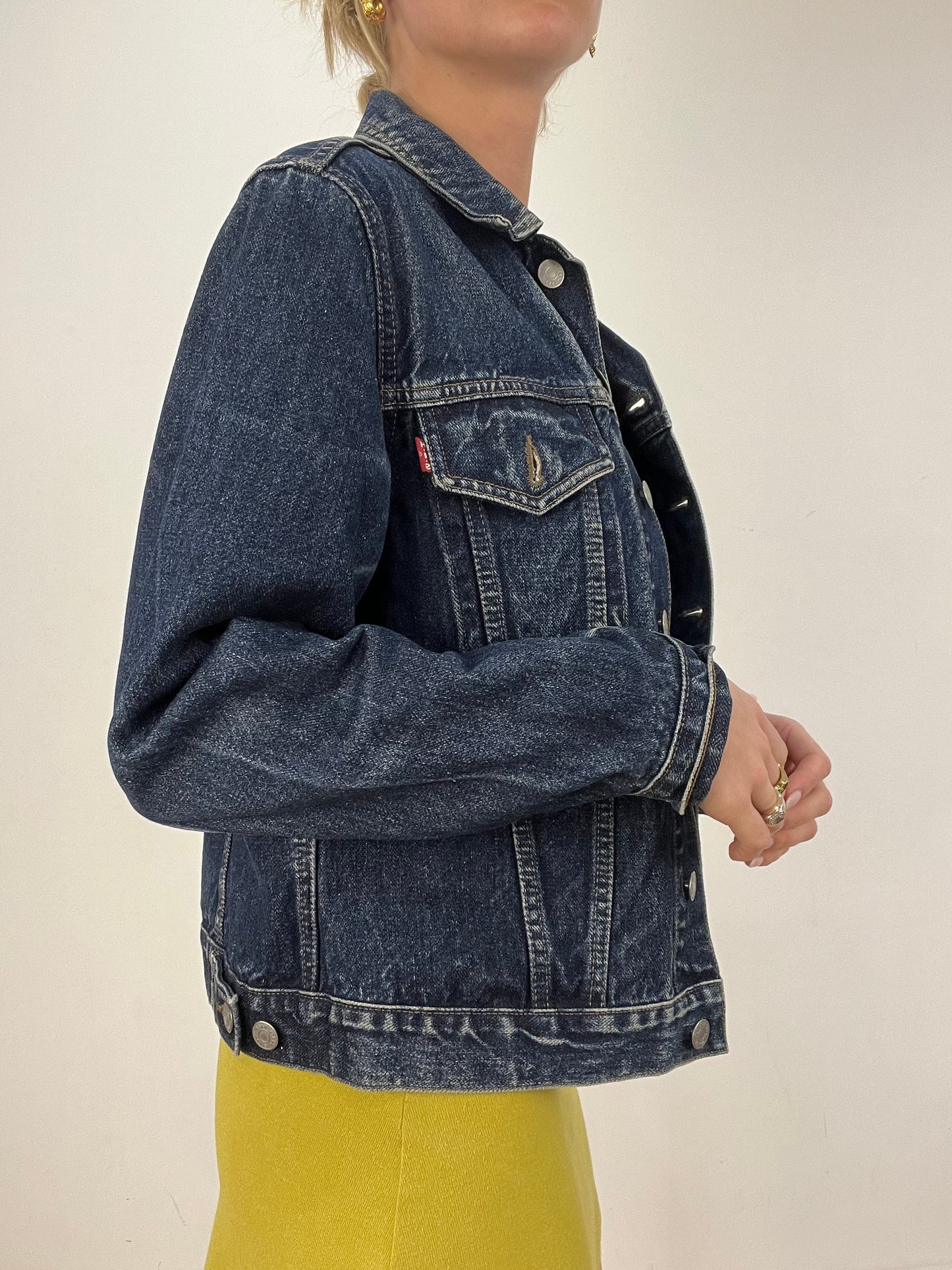 vintage edit eight | medium dark wash denim jacket