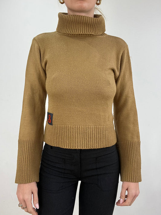 vintage edit six | small brown dolce and gabbana roll neck jumper