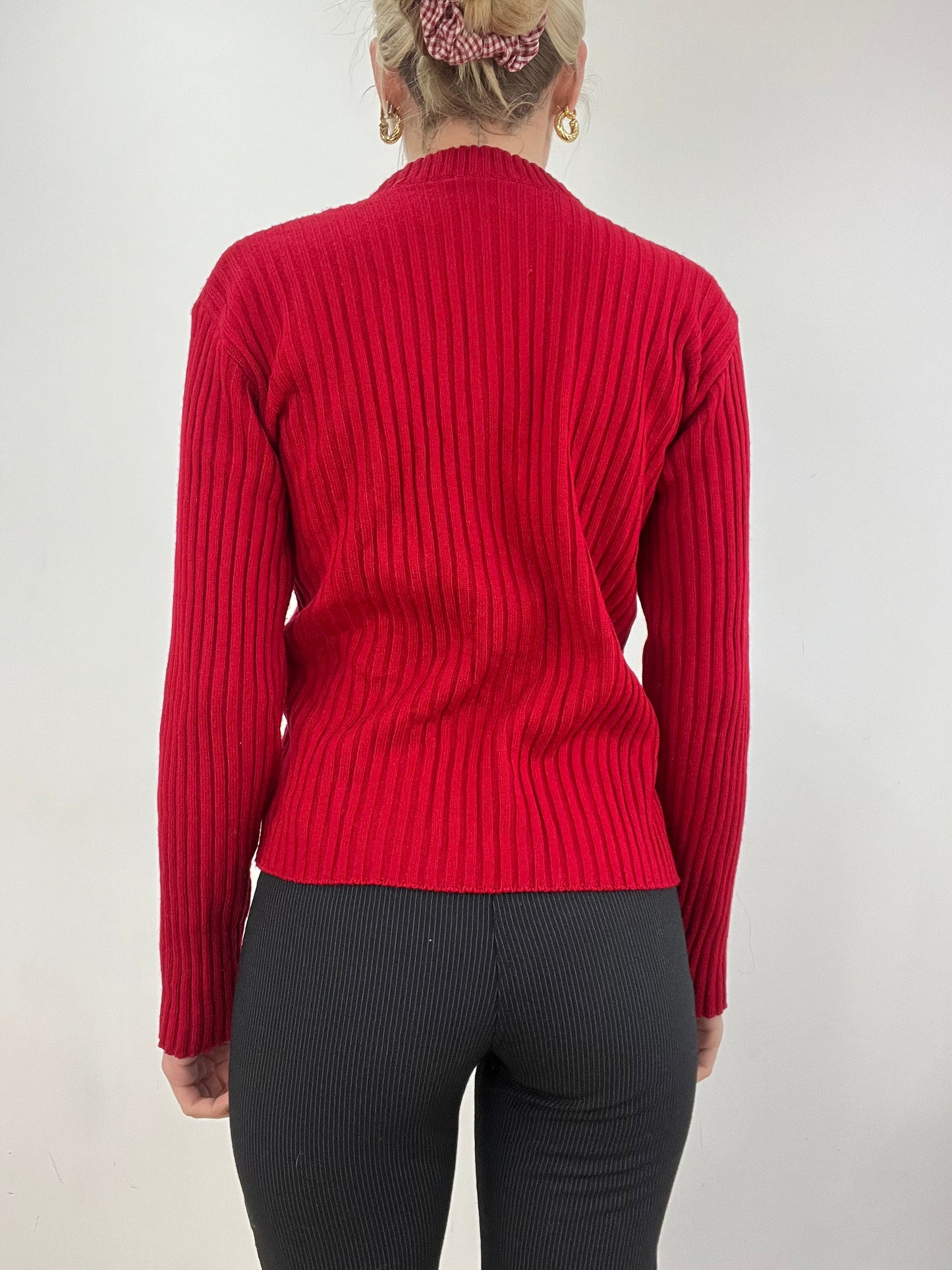 vintage edit six | medium red miss sixty dual zip jumper