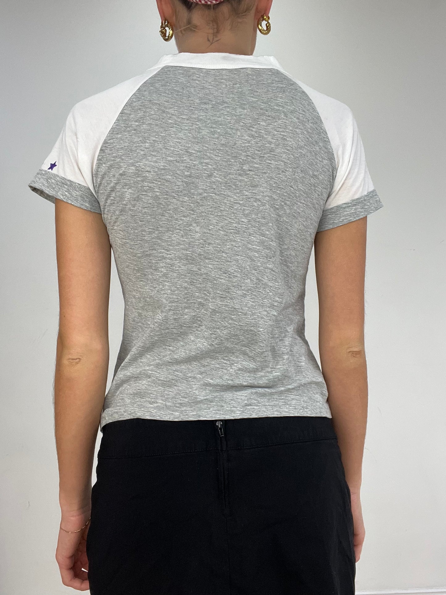 vintage edit five | medium grey and white diesel top