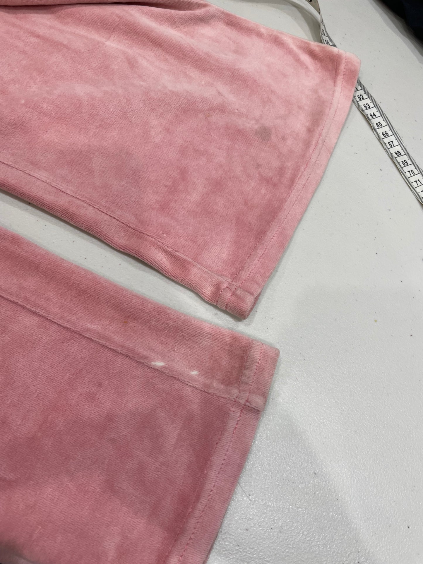 PARIS HILTON DROP | medium pink velour joggers