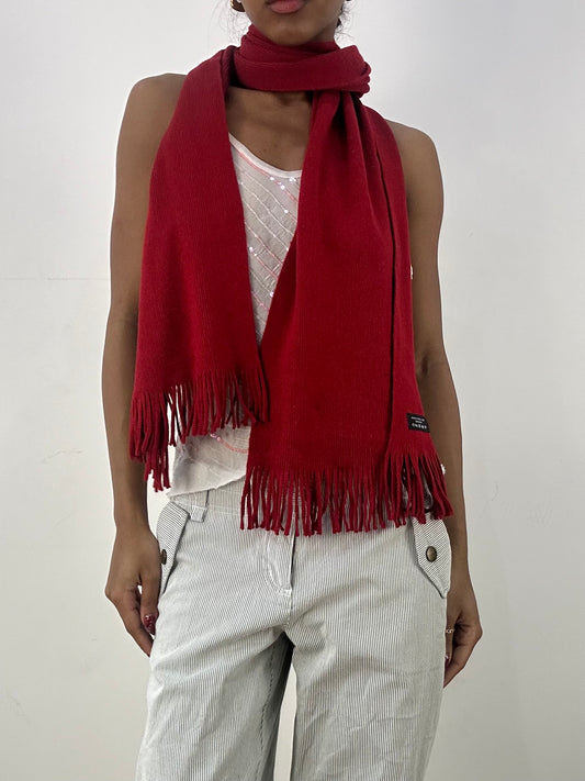 💻BEST PICKS | one size red tassel scarf