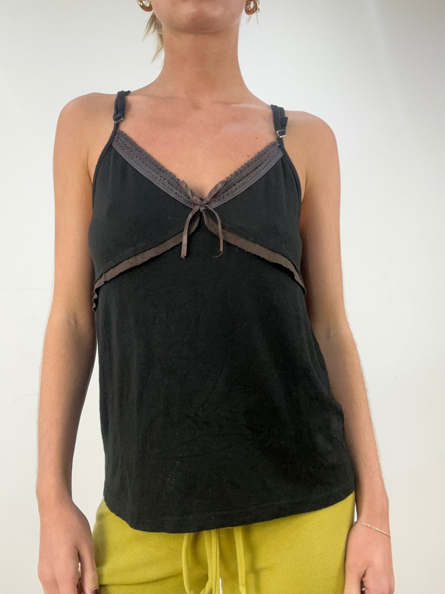 BONFIRE NIGHT | large black lace cami