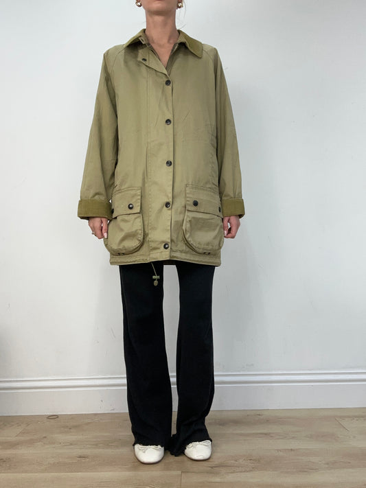 BEST PICKS | small khaki barbour rain jacket