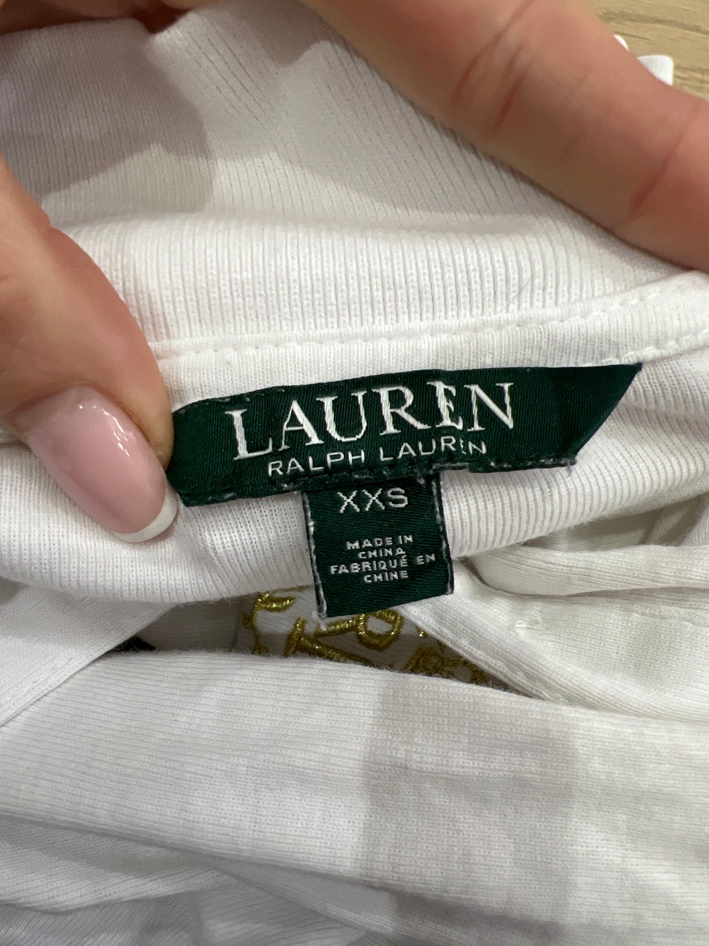 BEST PICKS | extra extra small white ralph lauren polo shirt