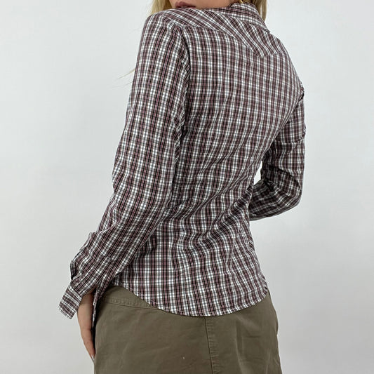 12 DAYS OF XMAS DROP | small brown checked shirt