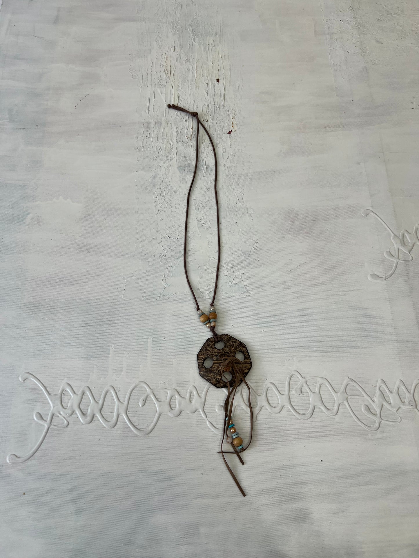 (Copy) COASTAL COWGIRL DROP | brown long necklace with tassels