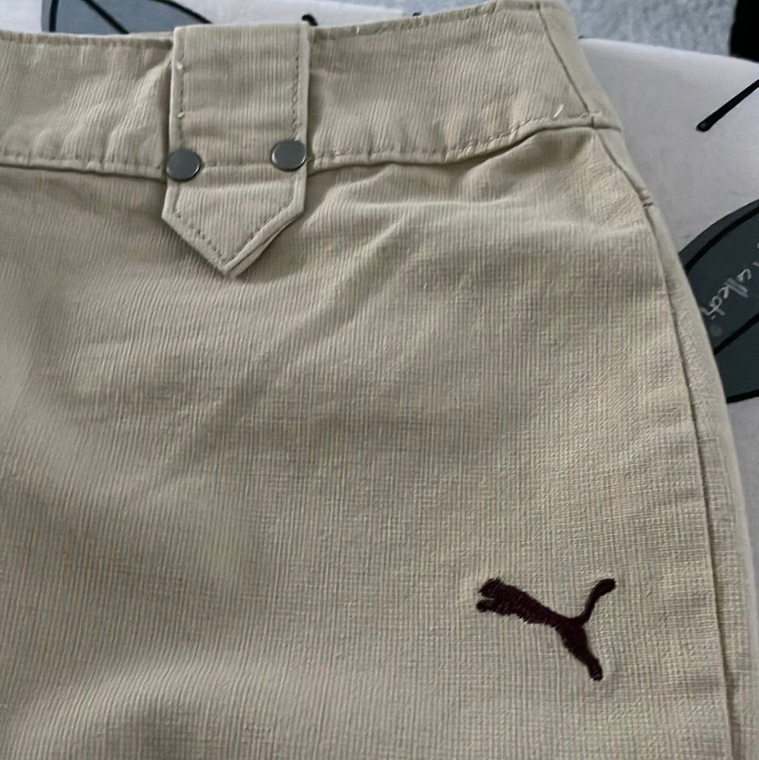 12 DAYS OF XMAS DROP | small beige puma skirt