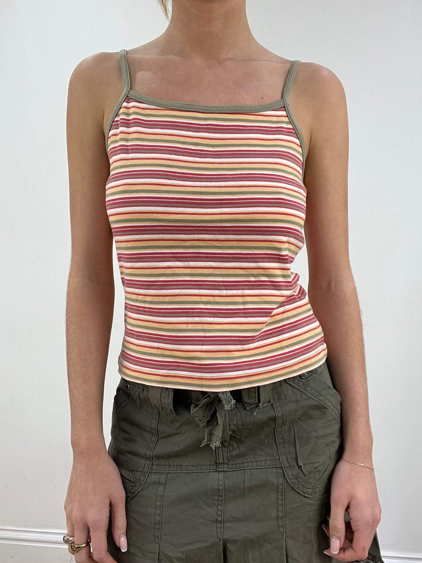 BEST PICKS | small orange and red striped cami