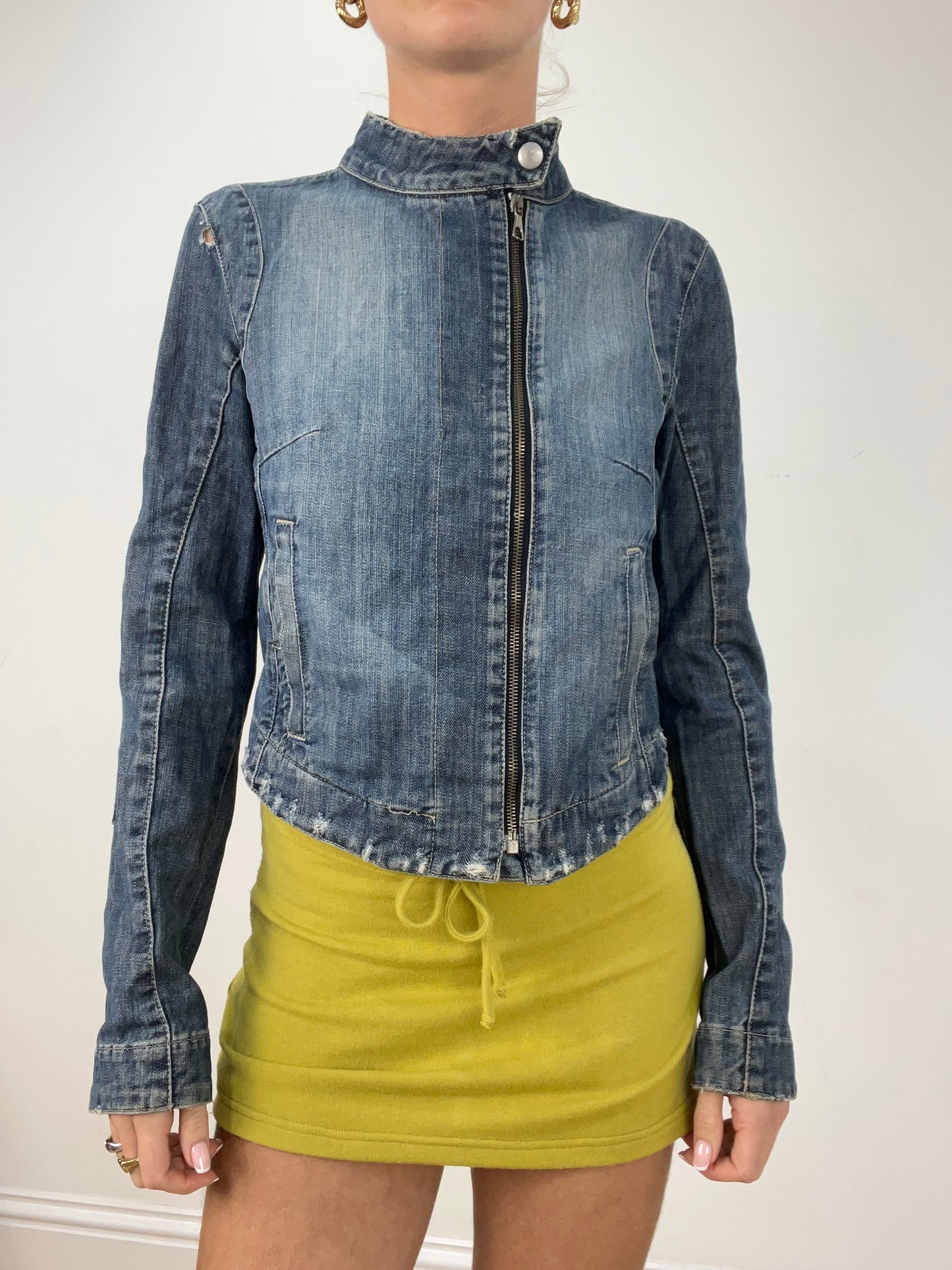 vintage edit four | small mid wash denim jacket