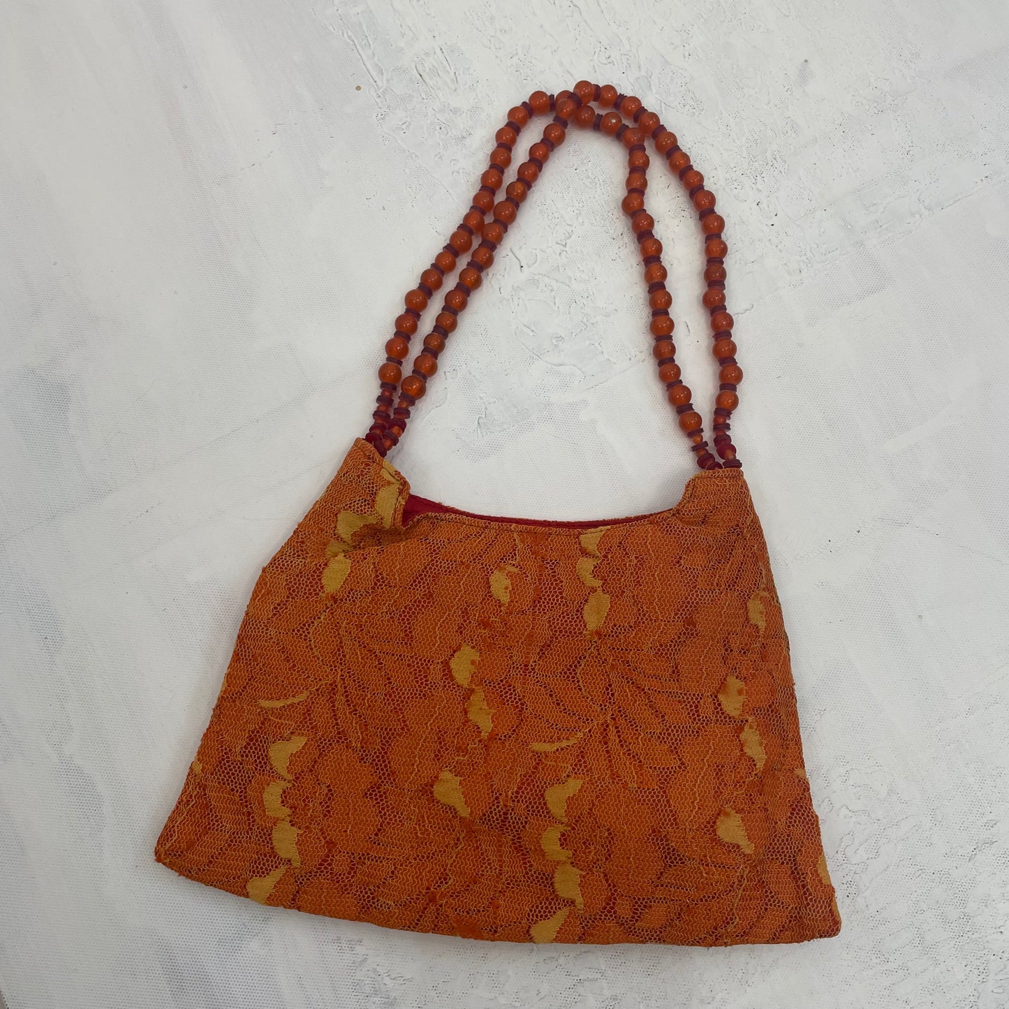 💻‼️ BEST PICKS | #1 orange/yellow lace shoulder bag with beaded straps