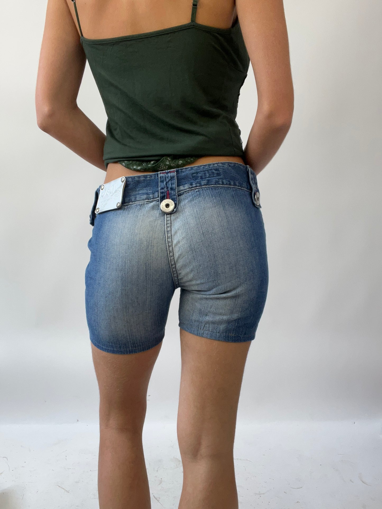 GIRLS TRIP DROP | small blue denim d&g style shorts