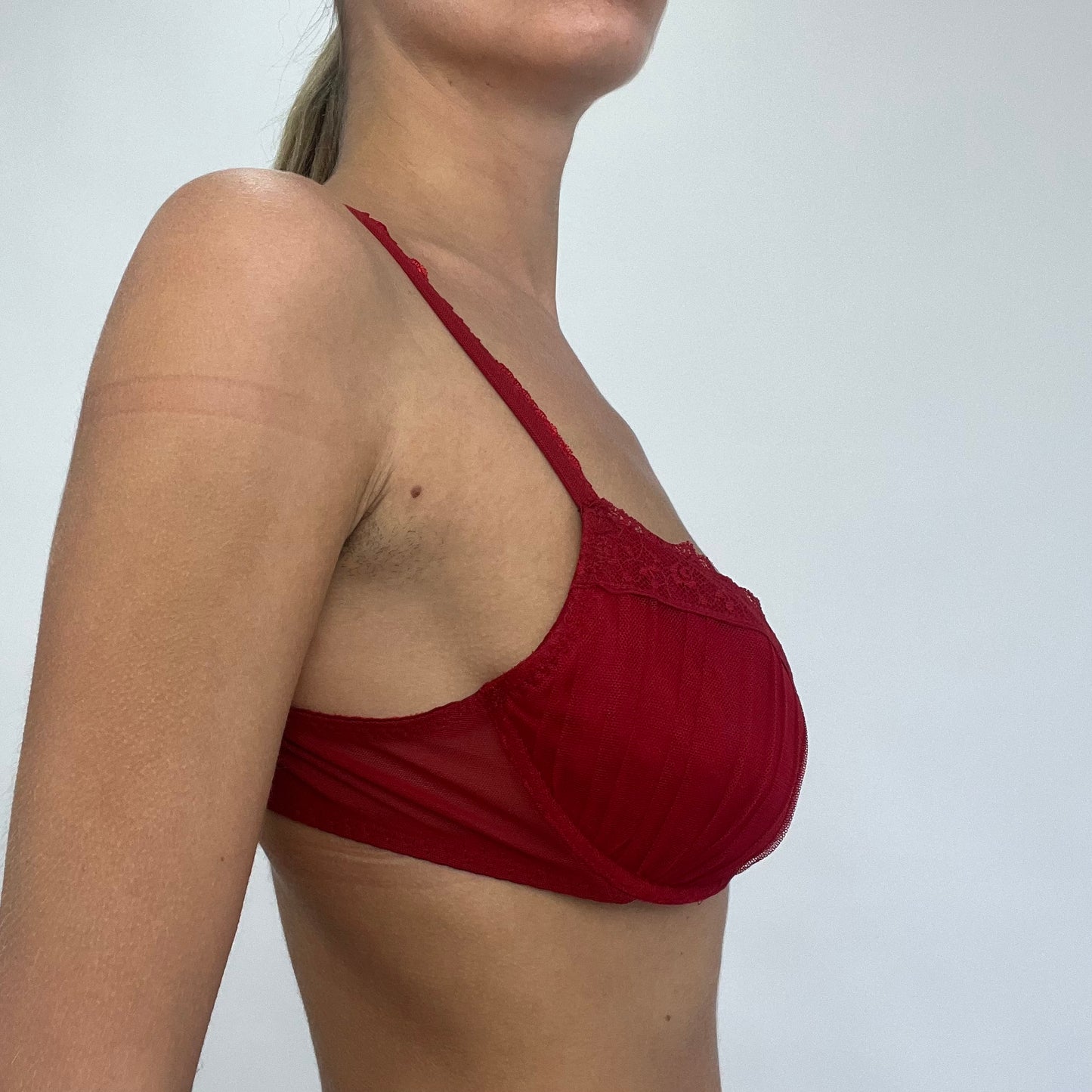 💚 90s MINIMALISM DROP | small red intimissimi bra