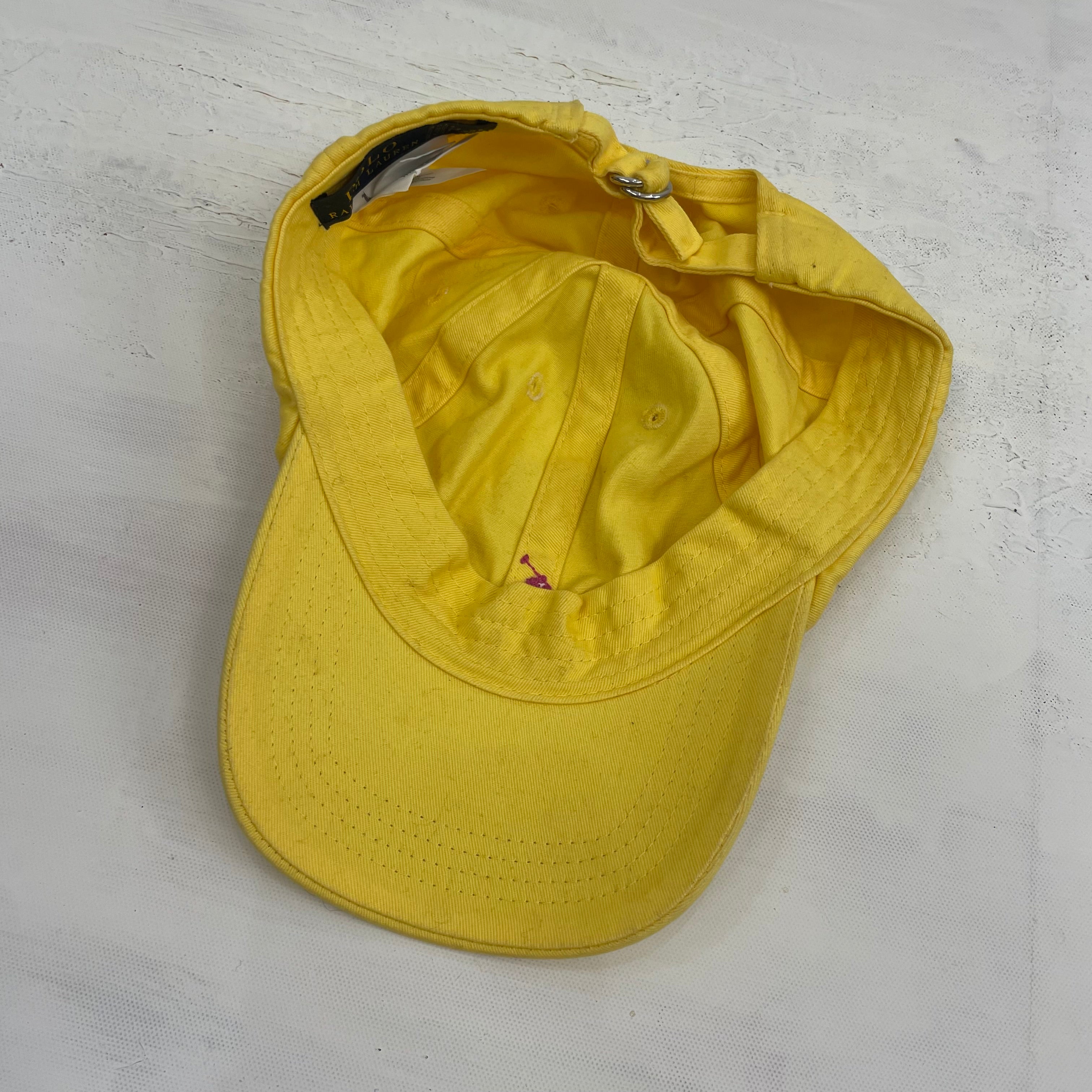 Polo ralph lauren yellow cap best sale