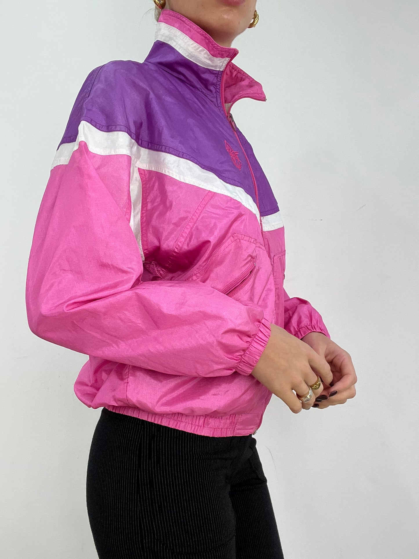 WINTER ESSENTIALS | small pink and purple windbreaker