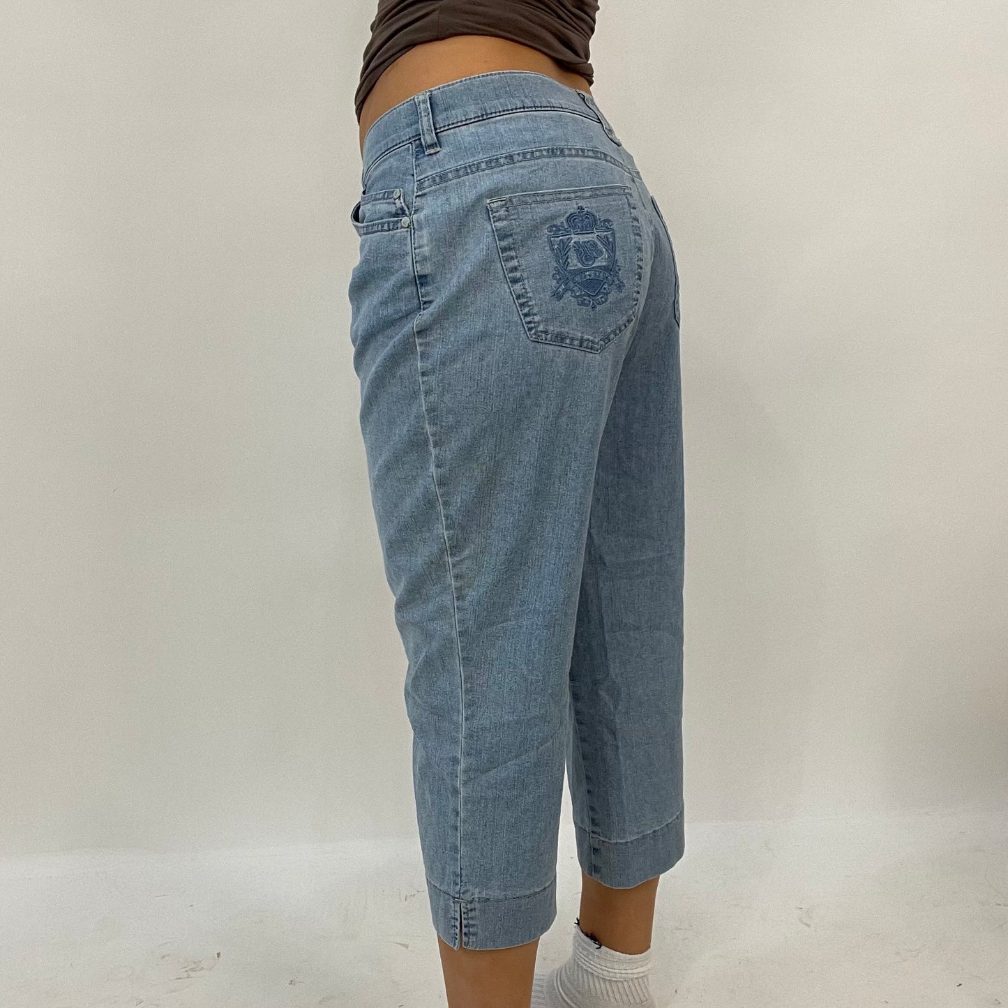 💻 BLOKECORE DROP | small blue capri jeans