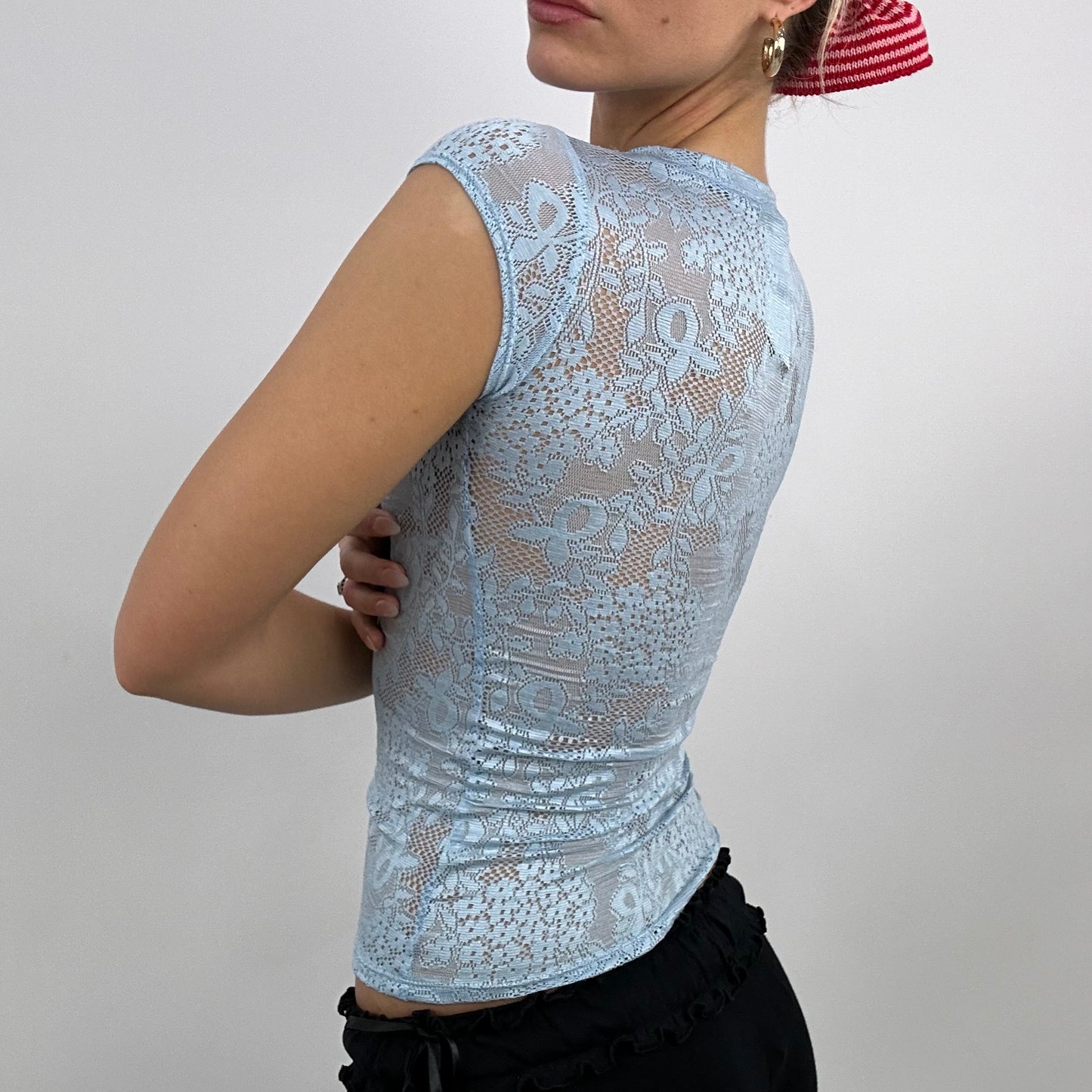 #245 SAMPLE SALE | xl lacy top