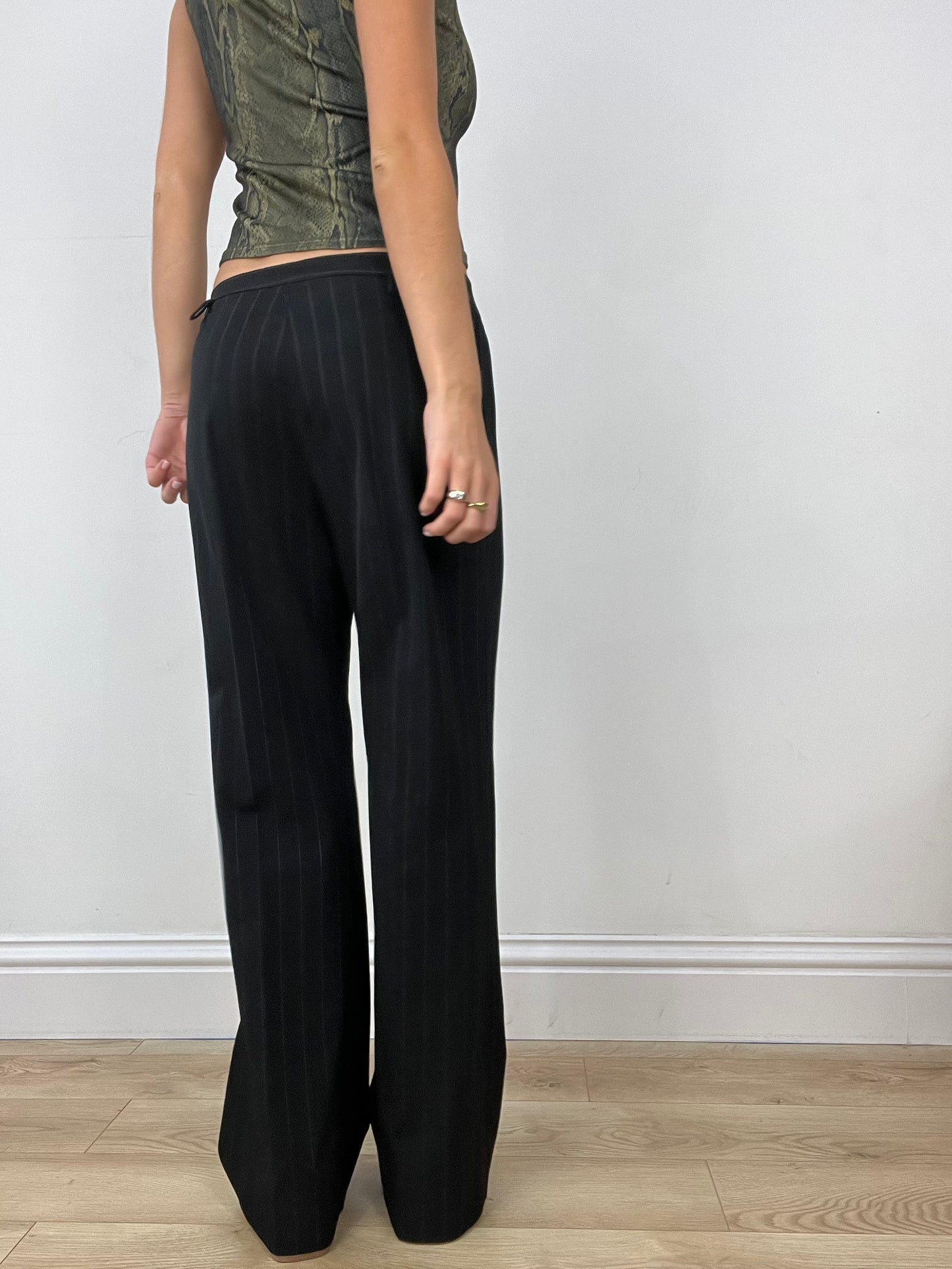 BUFFY THE VAMPIRE SLAYER | large straight leg pinstripe trousers