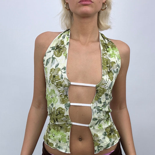 #113 SAMPLE SALE | one size green lace top