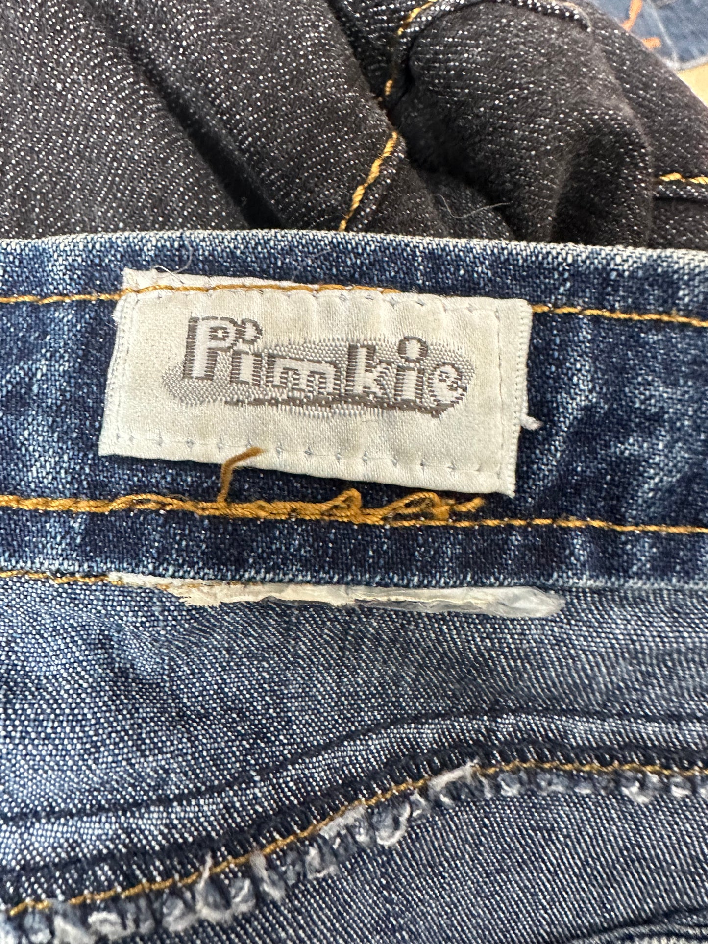 vintage edit eighteen | medium pimkie denim sequin mini skirt