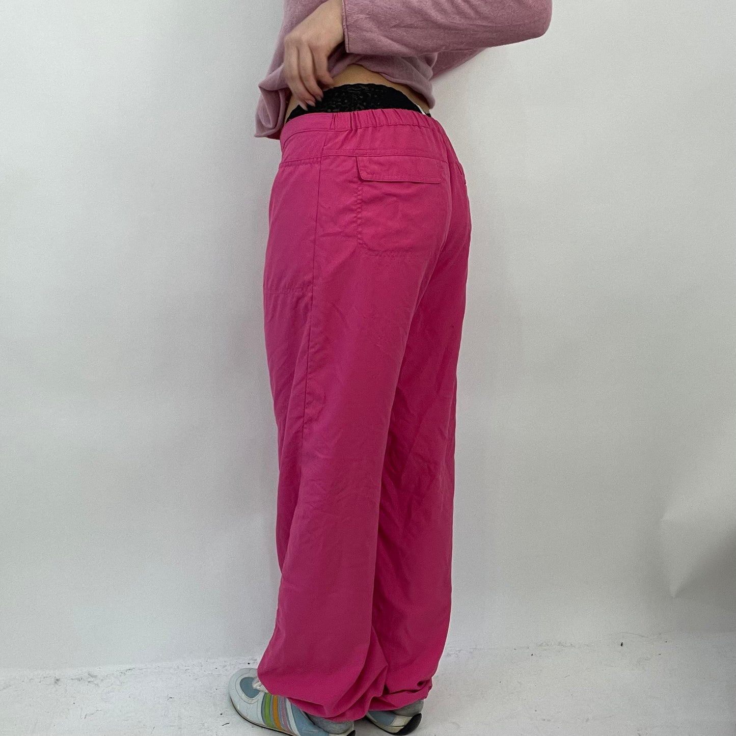 GIRL CORE DROP | small pink oversized cargo trousers