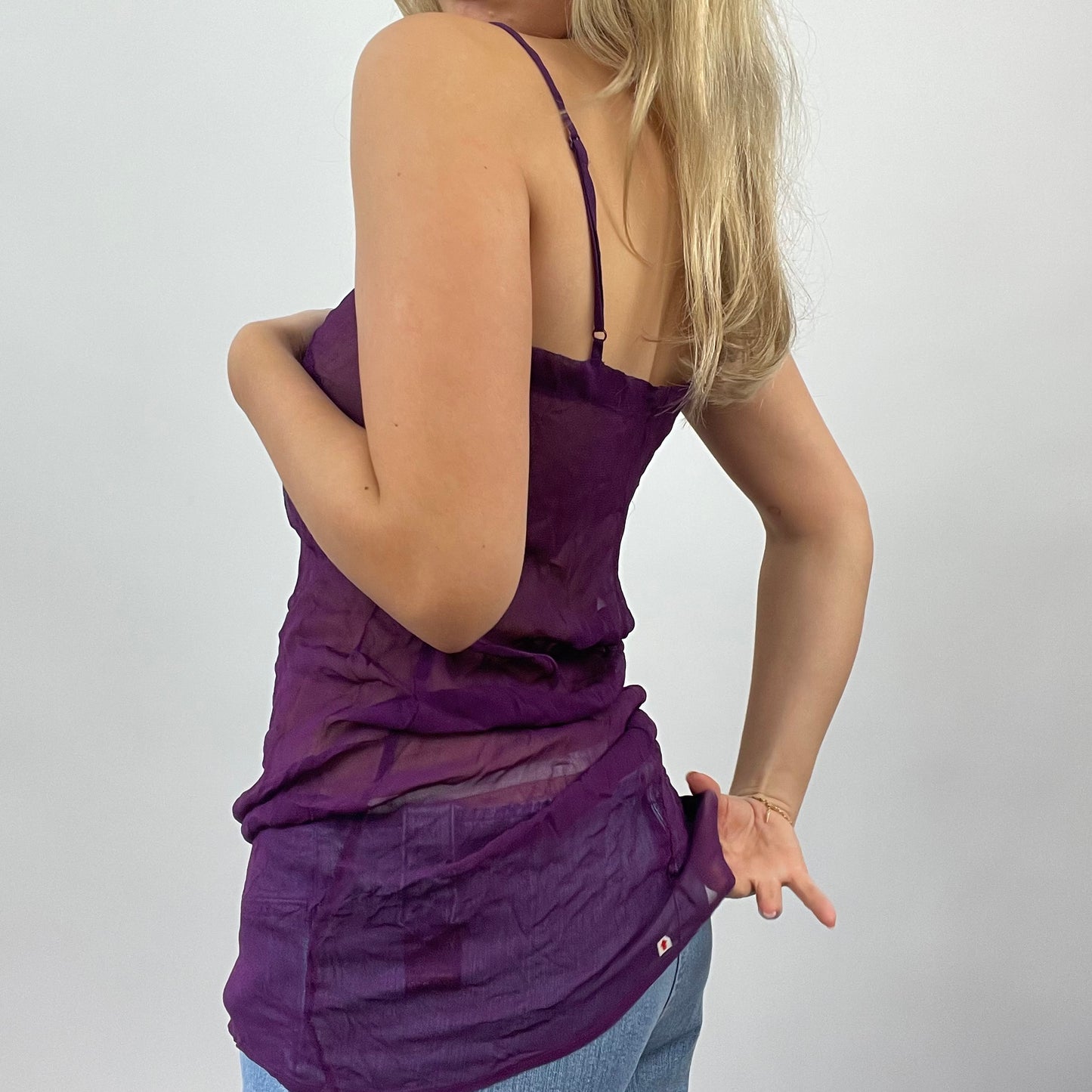 GALENTINES DAY DROP | small purple mesh isabel marrant dress