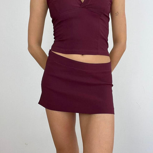 * SAMPLE SALE | medium lola skirt in berry burgundy