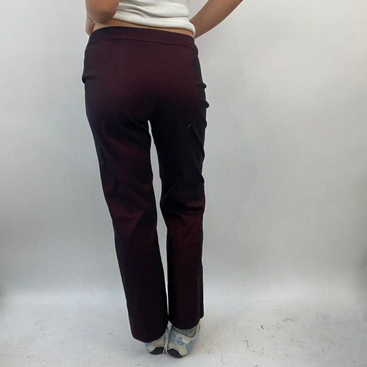 FUTURECORE DROP | small red old label new look metallic suit trousers