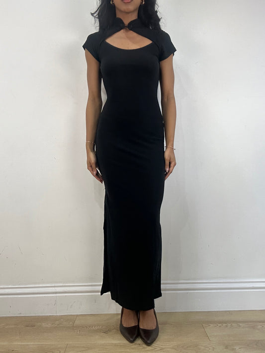 vintage edit fifteen | small black lipsy maxi dress