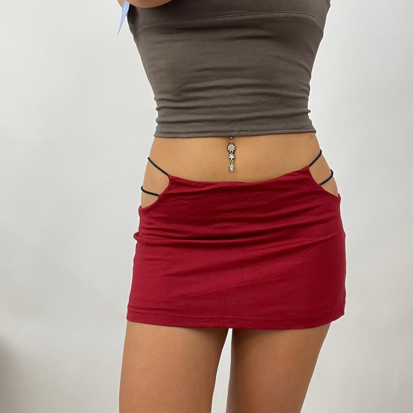 * SAMPLE SALE | extra small kaia skirt in burnt red